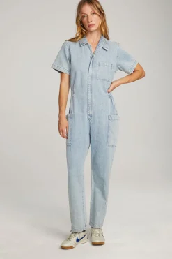 Women Chaser Brand Ashland Classic Blue Jumpsuit