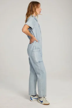 Women Chaser Brand Ashland Classic Blue Jumpsuit