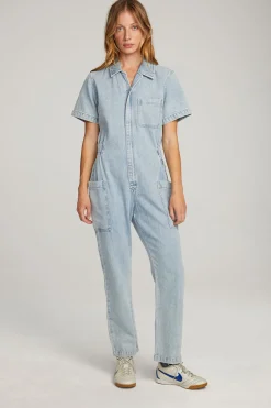 Women Chaser Brand Ashland Classic Blue Jumpsuit