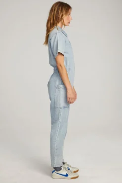 Women Chaser Brand Ashland Classic Blue Jumpsuit