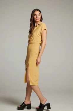 Women Chaser Brand Atlantic Parchment Midi Dress