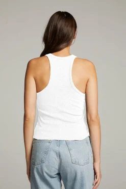 Women Chaser Brand August White Tank Top