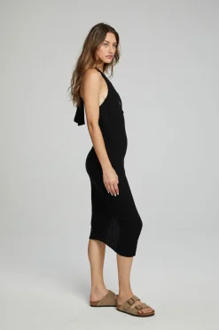 Women Chaser Brand Balboa Midi Dress - Black Onyx
