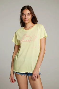 Women Chaser Brand Bar Bunny Tee