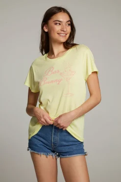 Women Chaser Brand Bar Bunny Tee