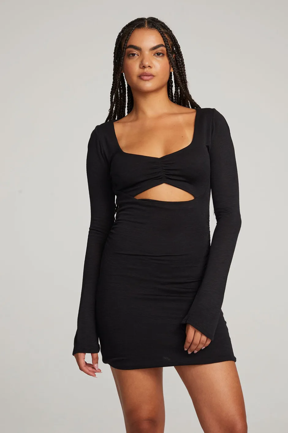 Women Chaser Brand Bay Licorice Mini Dress