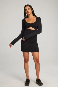 Women Chaser Brand Bay Licorice Mini Dress