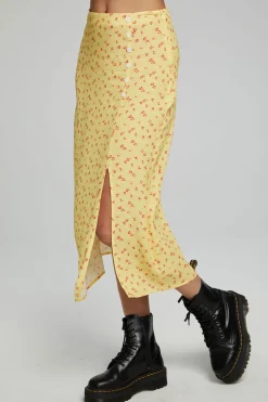 Women Chaser Brand Belle Midi Skirt - Anise Flower