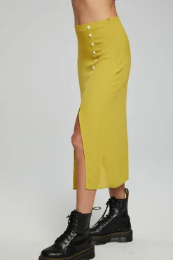 Women Chaser Brand Belle Midi Skirt - Kiwi