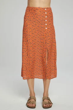 Women Chaser Brand Belle Midi Skirt - Tigerlily