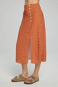 Women Chaser Brand Belle Midi Skirt - Tigerlily