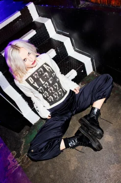 Women Chaser Brand Billyy Shadow Black Trousers