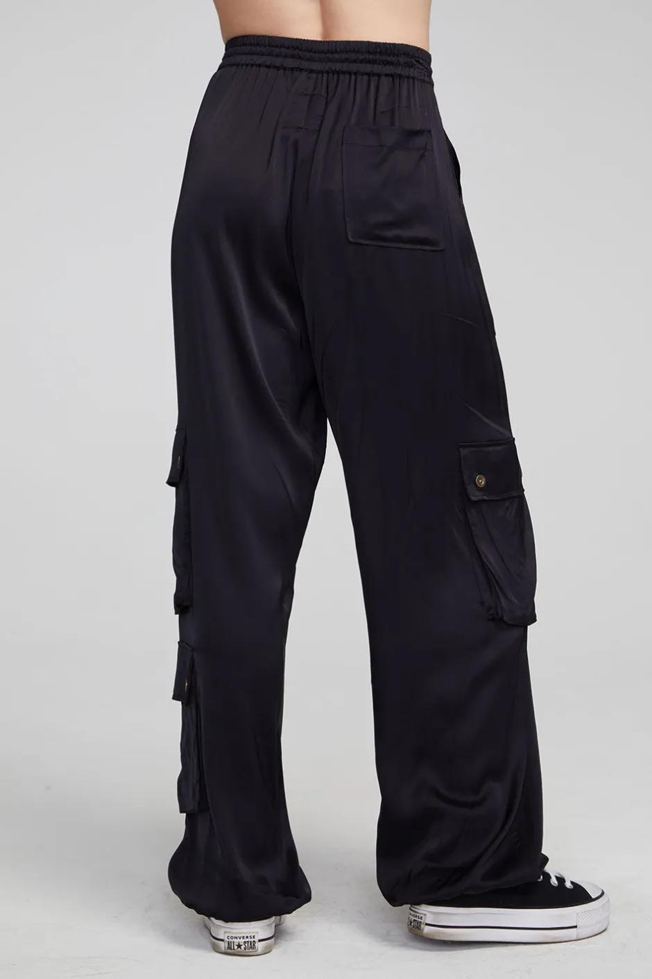 Women Chaser Brand Billyy Shadow Black Trousers