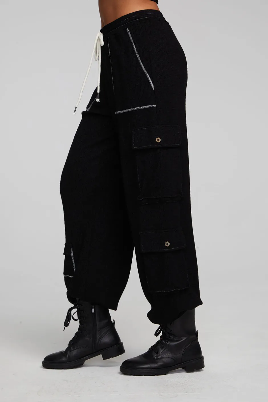 Women Chaser Brand Bily Shadow Black Jogger