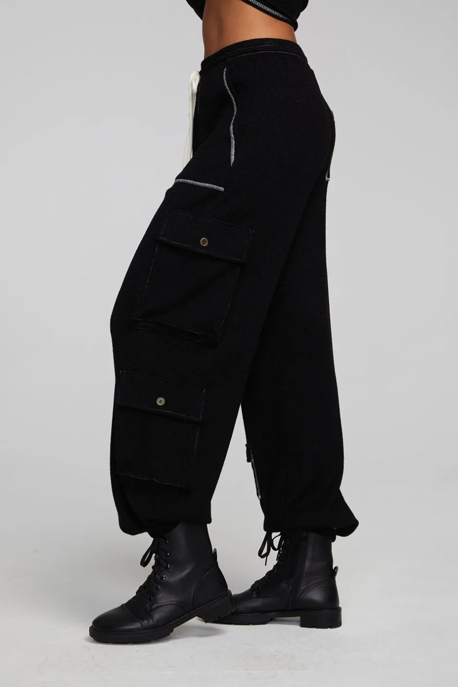 Women Chaser Brand Bily Shadow Black Jogger