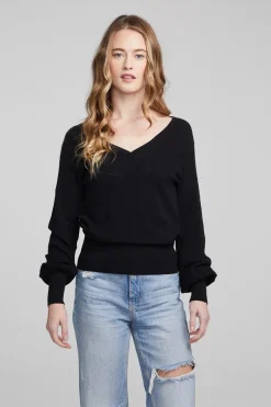 Women Chaser Brand Blackheart Shadow Star Long Sleeve