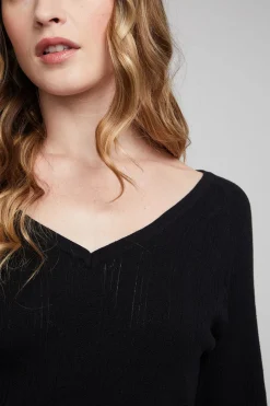 Women Chaser Brand Blackheart Shadow Star Long Sleeve
