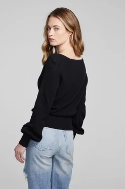 Women Chaser Brand Blackheart Shadow Star Long Sleeve