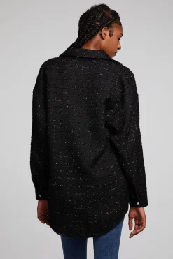 Women Chaser Brand Blake Licorice Button Down