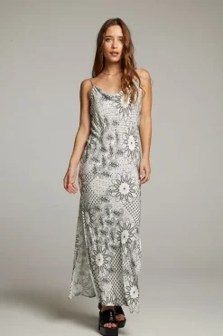 Women Chaser Brand Bleeker Paisley Bandana Slip Dress