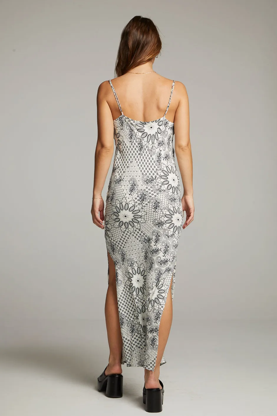 Women Chaser Brand Bleeker Paisley Bandana Slip Dress