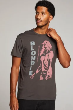 Women Chaser Brand Blondie Live On Stage Mens Tee