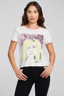 Women Chaser Brand Blondie Punk Poster Ringer Tee