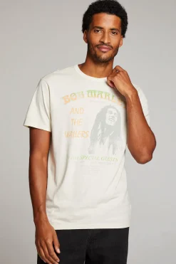 Women Chaser Brand Bob Marley On Stage Mens Tee