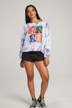 Women Chaser Brand Bob Marley Soul Rebel Long Sleeve Tee