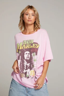 Women Chaser Brand Bob Marley Stir It Up One Size Tee