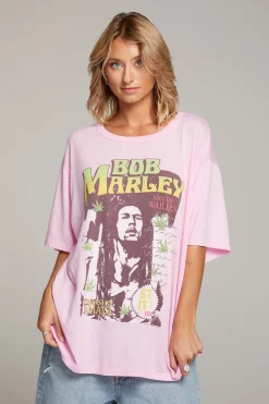 Women Chaser Brand Bob Marley Stir It Up One Size Tee