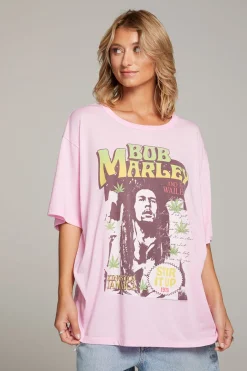 Women Chaser Brand Bob Marley Stir It Up One Size Tee