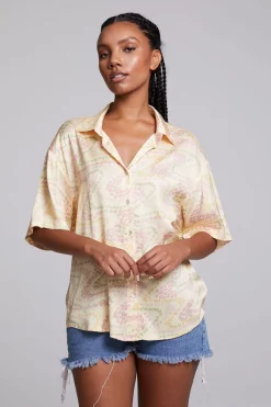 Women Chaser Brand Bocelli Vanilla Button Down