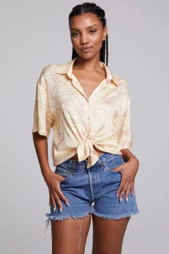Women Chaser Brand Bocelli Vanilla Button Down