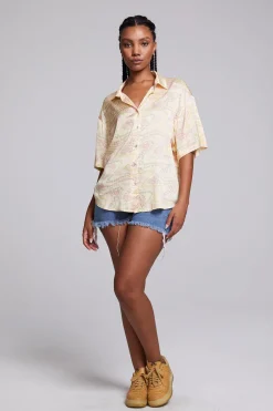 Women Chaser Brand Bocelli Vanilla Button Down