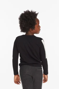 Kids/BOY Chaser Brand Bolt Crew Neck Licorice Long Sleeve Tee