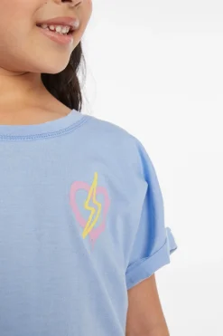 Kids Chaser Brand Bolt Heart Girls Tee