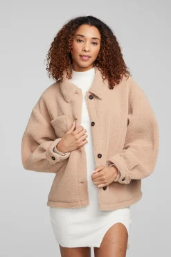 Women Chaser Brand Bolt Oatmeal Jacket