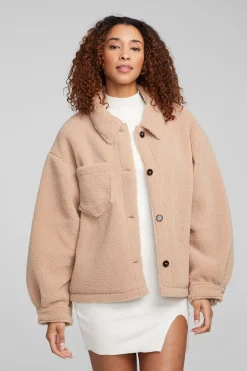 Women Chaser Brand Bolt Oatmeal Jacket