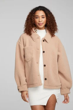 Women Chaser Brand Bolt Oatmeal Jacket