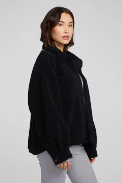 Women Chaser Brand Bolt Shadow Black Jacket