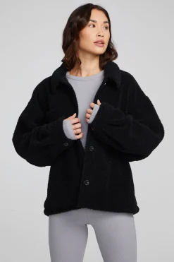 Women Chaser Brand Bolt Shadow Black Jacket