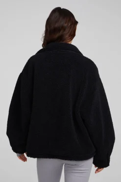 Women Chaser Brand Bolt Shadow Black Jacket