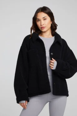 Women Chaser Brand Bolt Shadow Black Jacket