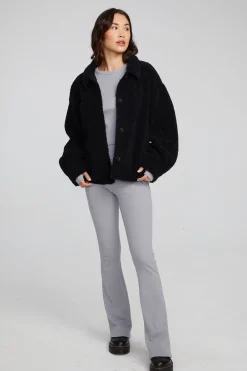 Women Chaser Brand Bolt Shadow Black Jacket