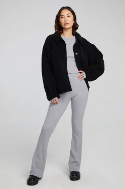 Women Chaser Brand Bolt Shadow Black Jacket