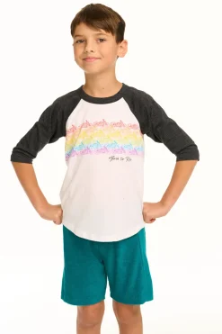 Kids/BOY Chaser Brand Born To Ride Baseball Tee