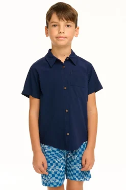 Kids/BOY Chaser Brand Boy's Avalon Collared Button Down Shirt