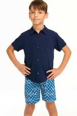 Kids/BOY Chaser Brand Boy's Avalon Collared Button Down Shirt