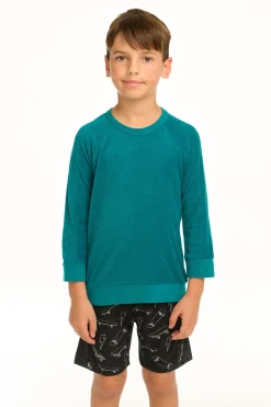 Kids/BOY Chaser Brand Boy's Lake Green Raglan Pullover